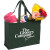 Custom Non-Woven Shopping Tote - Hunter green