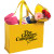 Custom Non-Woven Shopping Tote - Gold