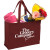 Custom Non-Woven Shopping Tote - Burgundy