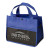 Custom Mini Snap Non-Woven Lunch Tote - Royal blue
