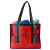 Custom Havasu Non-Woven Beach Tote - Red
