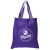 Custom 5.5 oz. Economy Cotton Canvas Tote - Purple