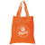 Custom 5.5 oz. Economy Cotton Canvas Tote - Orange