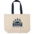 Custom 11.5 oz. Hillsboro Canvas Tote - Natural with navy