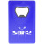Custom Credit Card Bottle Opener - Blue