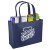 Custom rPET Non-Woven Shopping Tote - Navy