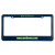 Custom License Plate Frame: 2 Hole With Straight Bottom - Dark blue