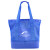 Custom rPET Mesh Beach Cooler Tote - Blue