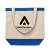 Custom 10 oz. Cotton Canvas Nautical Tote - Royal blue