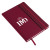 Custom Block rPET Journal w/ FSC Paper - Red Angle View
