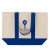 Custom 10 oz. Newport Cotton Canvas Nautical Tote - Royal blue