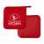 Custom Silicone & rPET Ad-Holder - Red 