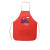 Custom Sublimated rPET Non-Woven Apron - Red