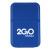Custom On The Go Mirror Stand - Blue