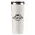 Custom 28 oz. Everest Powder Coated Stainless Steel Tumbler - White 