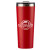 Custom 28 oz. Everest Powder Coated Stainless Steel Tumbler - Red