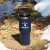 Custom 30 oz. Juneau Stainless Steel Tumbler - Matte Blue Lifestyle View 