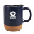 Custom 12 oz. Java Ceramic Mug with Cork Base - Navy 
