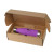 Custom 17 oz. Cascade Bottle with Gift Box - Purple Side View 
