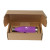 Custom 17 oz. Cascade Bottle with Gift Box - Purple 
