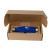 Custom 17 oz. Cascade Bottle with Gift Box - Navy 