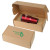 Custom 20 oz. Denali Tumbler with Gift Box - Matte Metallic Red Packaging View 