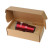 Custom 20 oz. Denali Tumbler with Gift Box - Matte Metallic Red Side View 