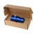 Custom 20 oz. Denali Tumbler with Gift Box - Matte Metallic Blue Side View 