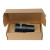 Custom 20 oz. Denali Tumbler with Gift Box - Matte black Front View 