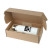 Custom 21 oz Breckenridge Stainless Steel Bottle with Gift Box - White Side View 