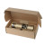 Custom 21 oz Breckenridge Stainless Steel Bottle with Gift Box - Gold Side View 