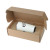 Custom 20 oz. Everest Stainless Steel Tumbler with Gift Box - Matte White Side View 