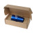 Custom 20 oz. Everest Stainless Steel Tumbler with Gift Box - Matte Metallic Blue Side View 