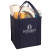 Custom Large Non-Woven Grocery Tote - Navy 