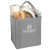 Custom Large Non-Woven Grocery Tote - Grey
