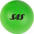 Custom Round Stress Ball - Neon green