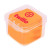 Custom SqueeDoh Sensory Cube - Orange - Side view