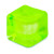 Custom SqueeDoh Sensory Cube - Green - Cube view