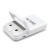 Custom Arcadia Power Bank with Ear Buds - White 