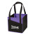 Custom Cube Non-Woven Utility Tote - Purple