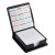 Custom Leatherette Flip-Top Calendar Box with White Note Paper - Open View