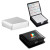 Custom Leatherette Flip-Top Calendar Box with White Note Paper