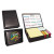 Custom Leatherette Flip-Top Calendar Box with Sticky Sheets