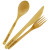 Custom Bamboo Utensil Set - Utensil View