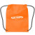 Custom Small Non-Woven Drawstring Backpack - Orange
