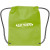 Custom Small Non-Woven Drawstring Backpack - Lime