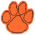 Imprinted Foam Paw Mitt 12 in - Orange
