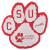 Imprinted Foam Paw Mitt 12 in - Red