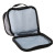 Custom Journey Toiletry Set - Grey with Black - Open View