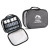 Custom Journey Toiletry Set - Grey with Black